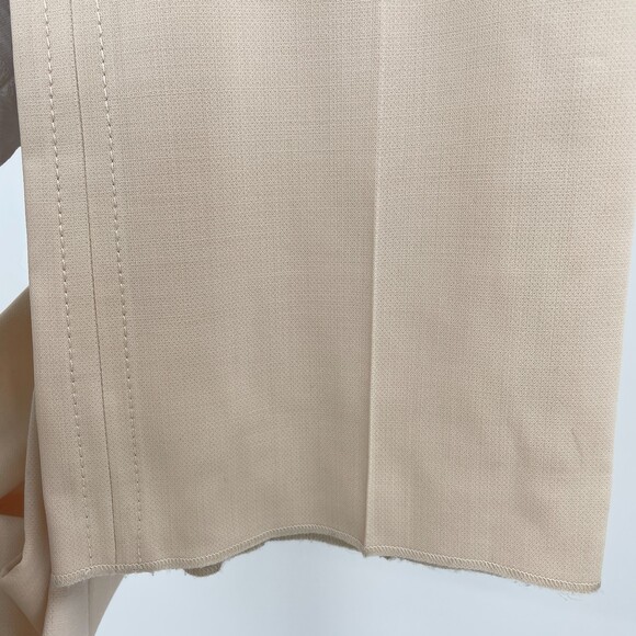 MARINA RINALDI Virgin Wool High Rise Stretch Pleated Slacks Dress Pants EUR 25 - Picture 8 of 9